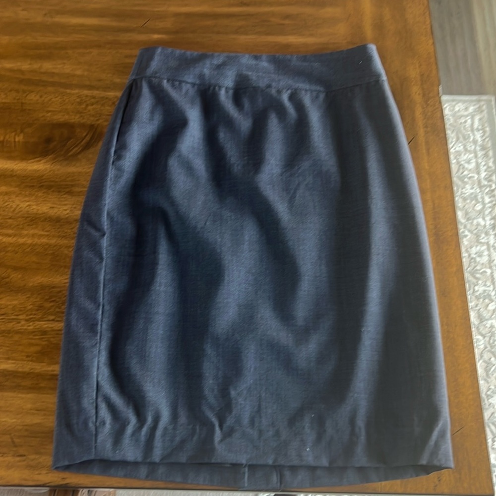 Banana Republic blue pencil skirt